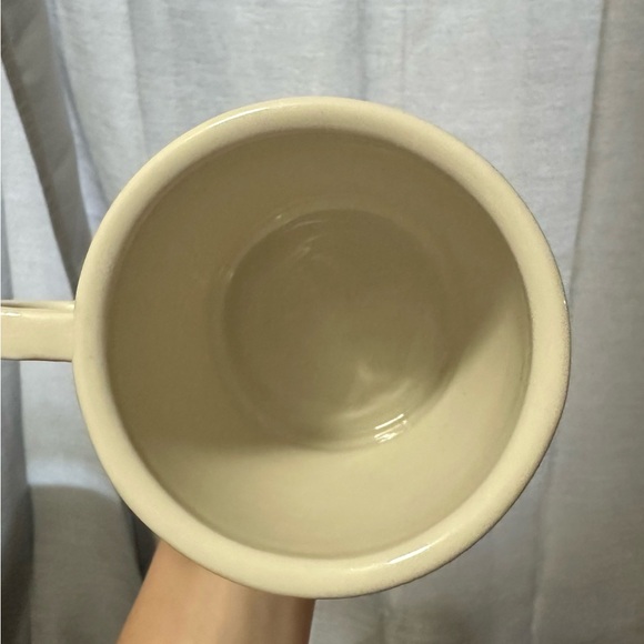 Anthropologie White and Black Letter T Initial Coffee Mug - Picture 5 of 5